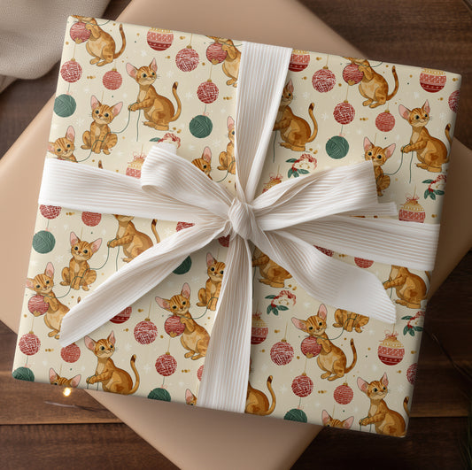 Playful Paws And Holiday Strings