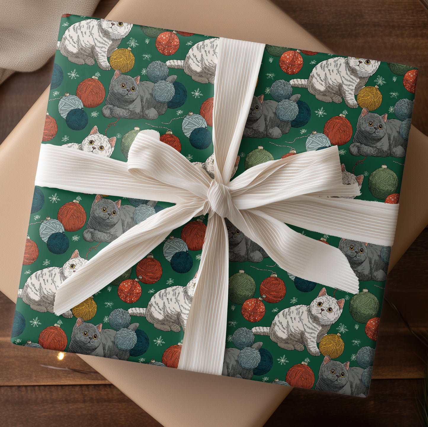 Tangled In Winter's Playful Yarn