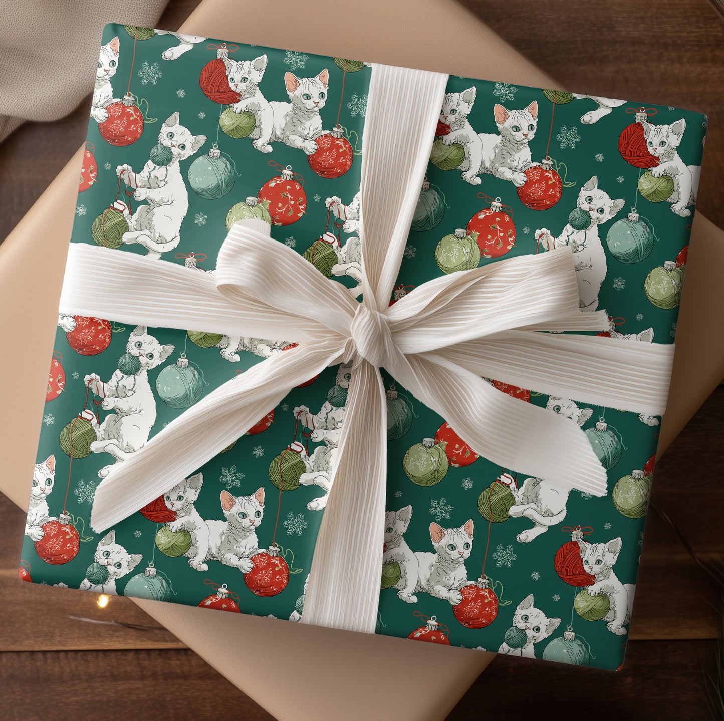 Mischievous Kittens Unravel Christmas Cheer