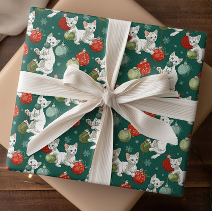 Mischievous Kittens Unravel Christmas Cheer