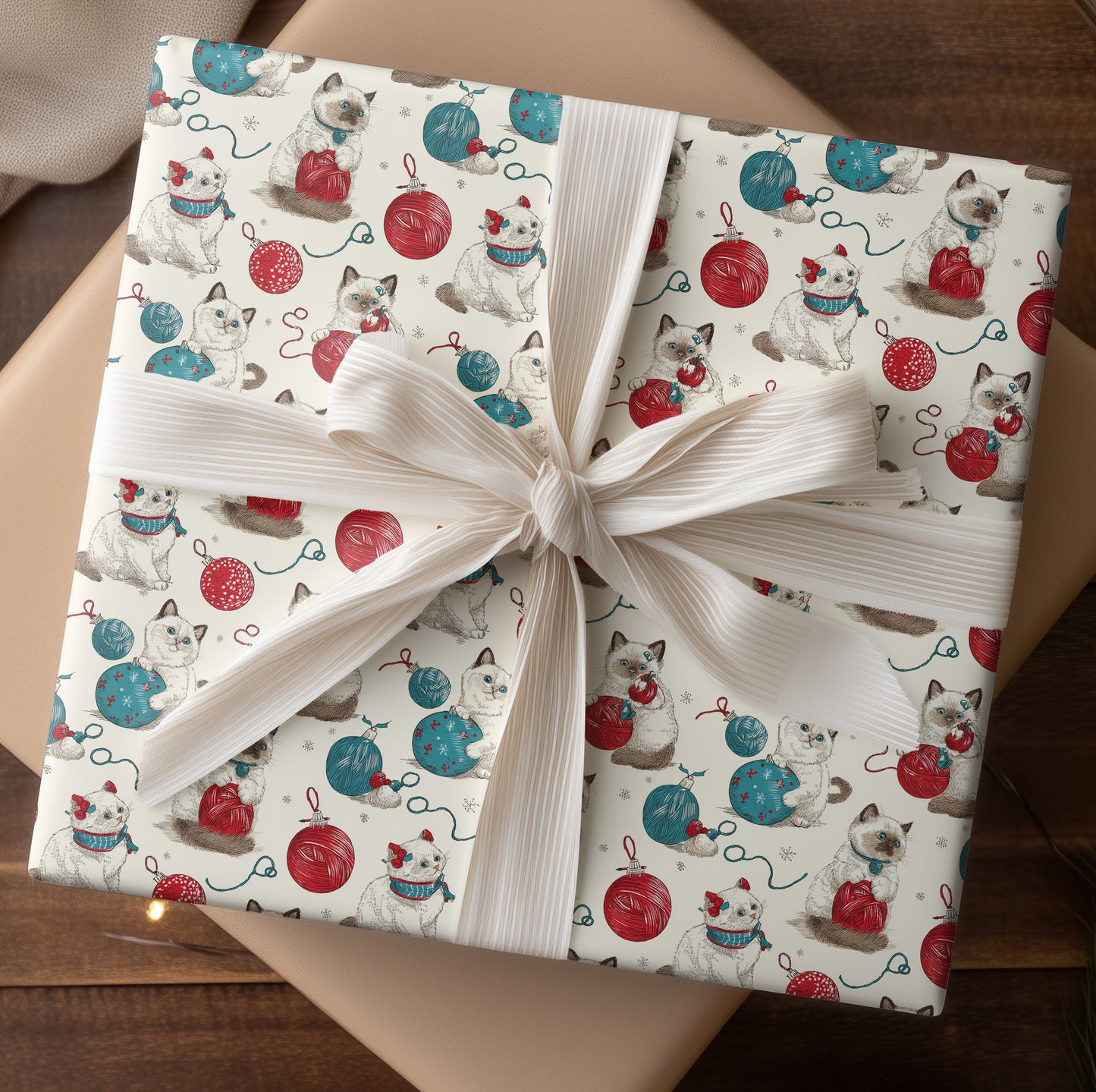 Cats Unravel Christmas Cheer