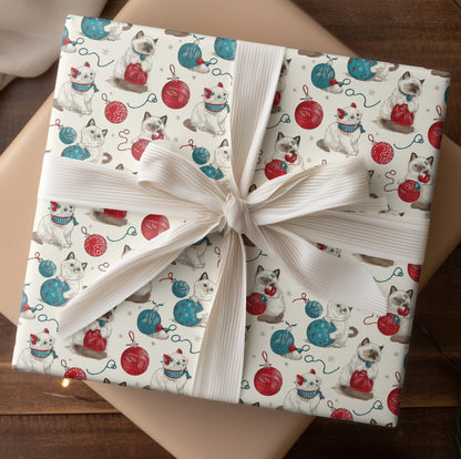 Cats Unravel Christmas Cheer