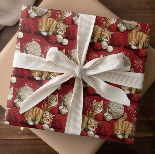 Cats Unravel Holiday Mischief