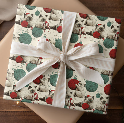 Festive Felines Unravel Christmas Cheer