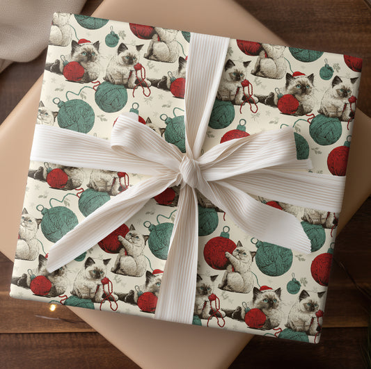 Festive Felines Unravel Christmas Cheer