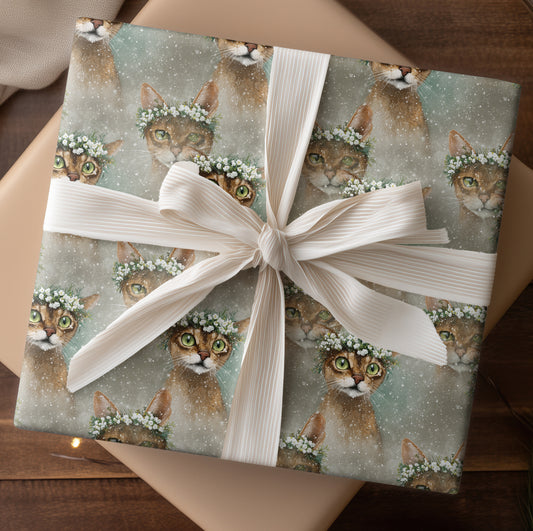 Winter's Gentle Feline Companions