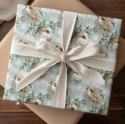 Soft Paws Drift Through Winter