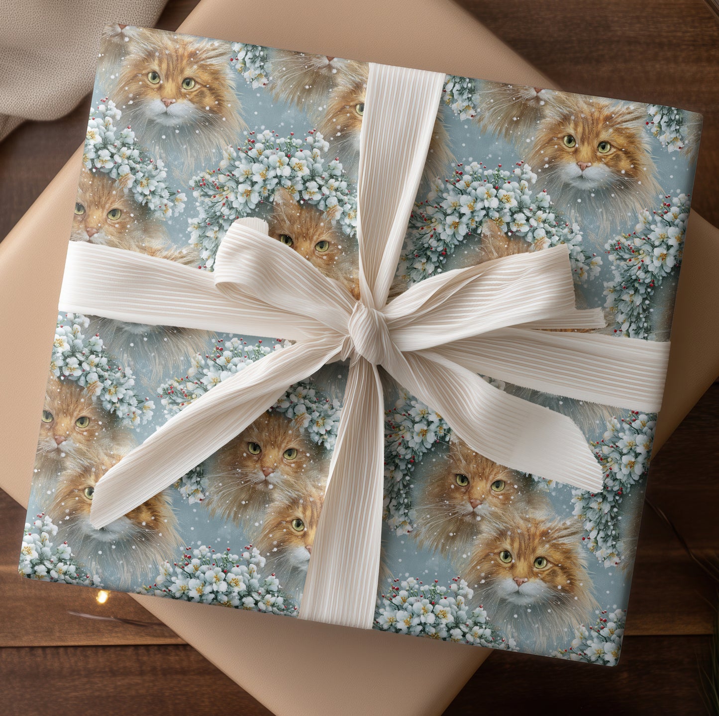 Winter's Tender Feline Grace