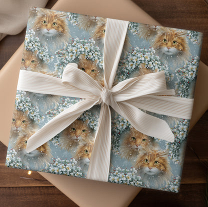 Winter's Tender Feline Grace