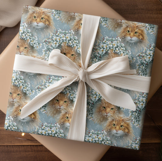 Winter's Tender Feline Grace