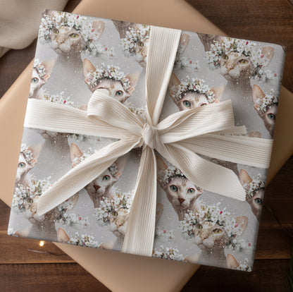 Frost Blooms Between Feline Eyes