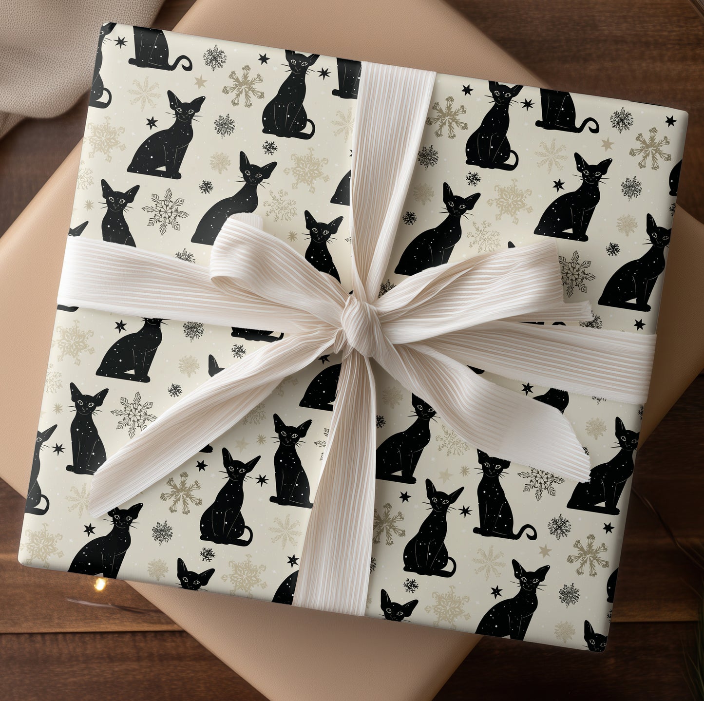 Midnight Cats Dance With Starlight