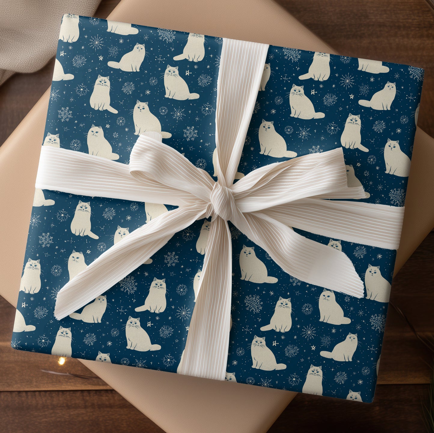 Starlit Cats Drift Through Midnight