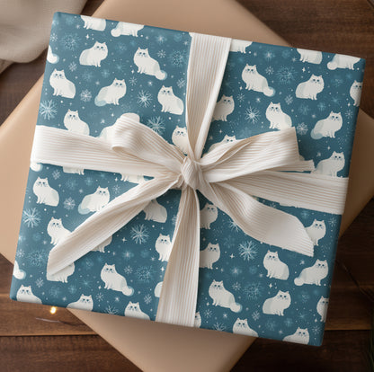 Soft Paws Dancing Through Frost