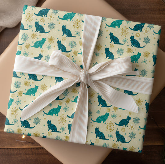 Cats Dancing Through Winter's Melody