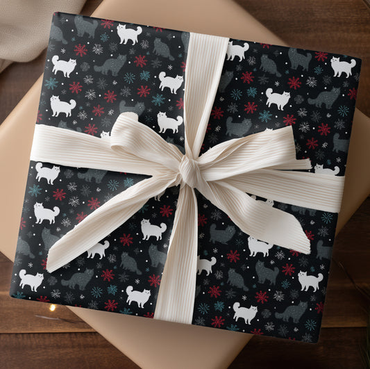 Winter's Playful Feline Dance