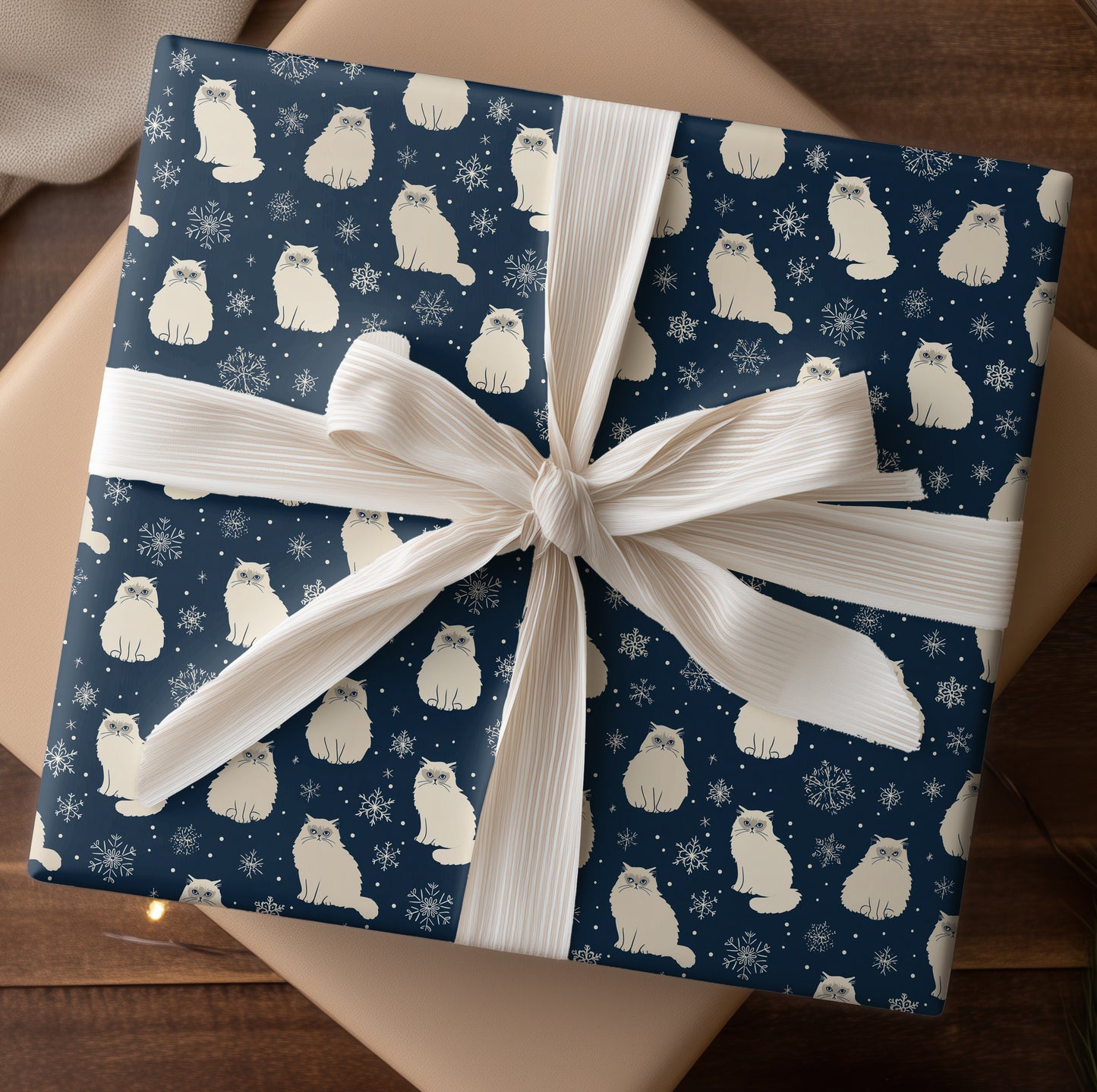 Frost Cats Drift Through Midnight