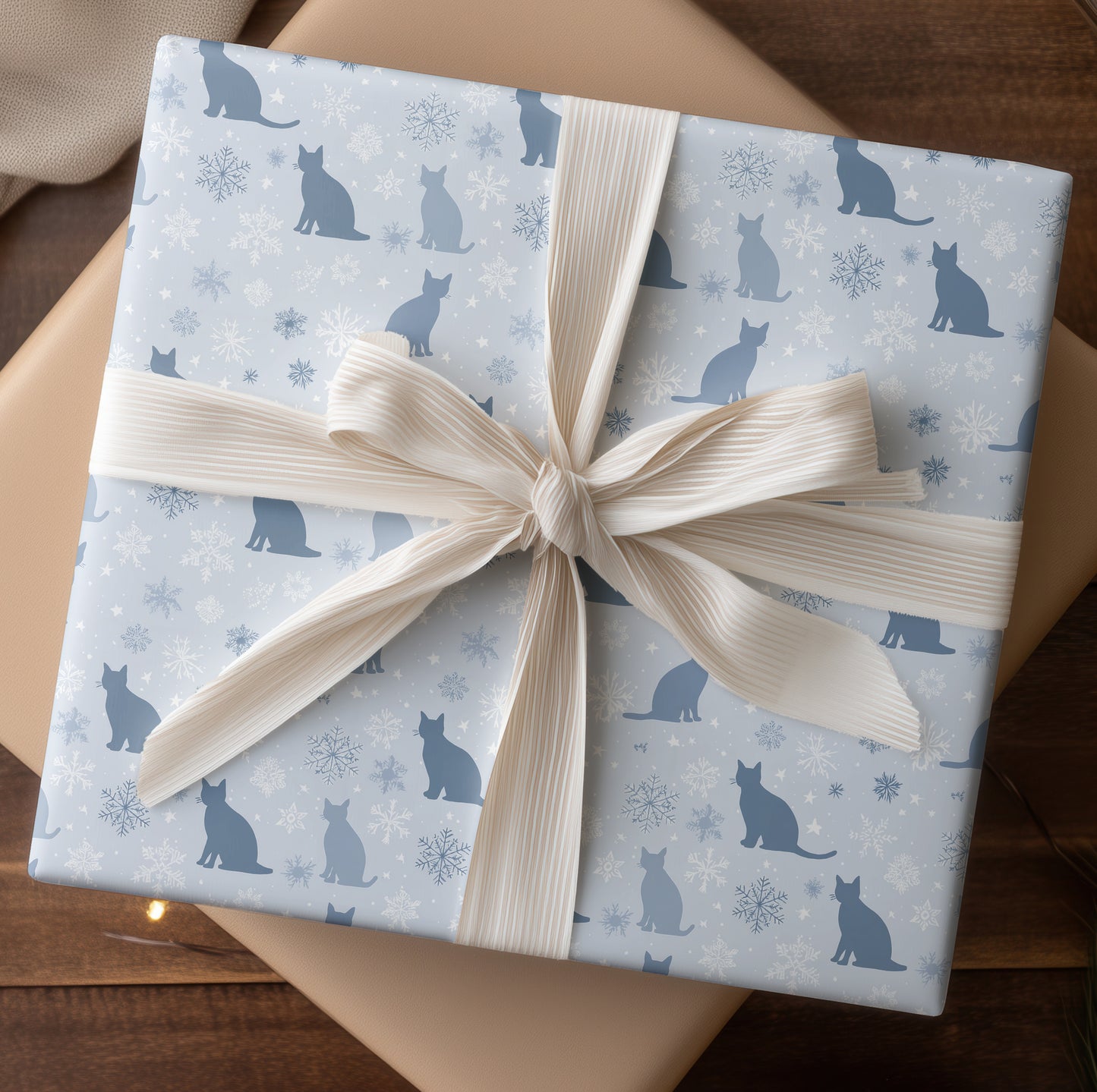 Cats Drift Through Frozen Starlight