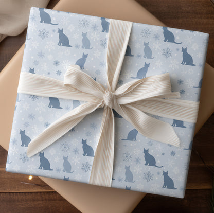 Cats Drift Through Frozen Starlight