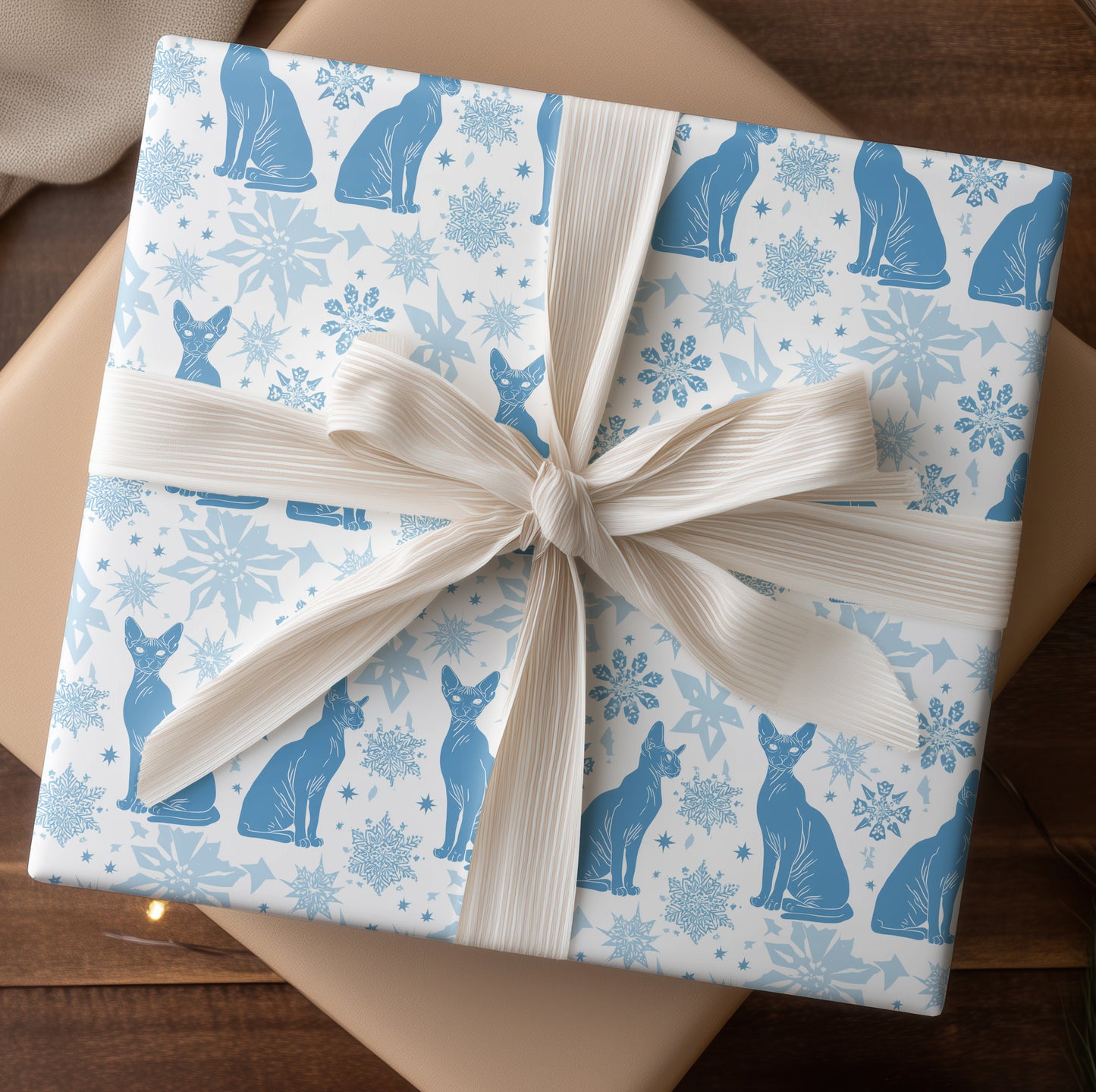 Blue Frost Cats Dancing Softly