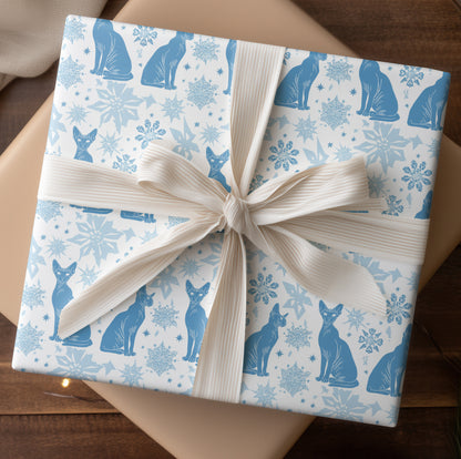 Blue Frost Cats Dancing Softly