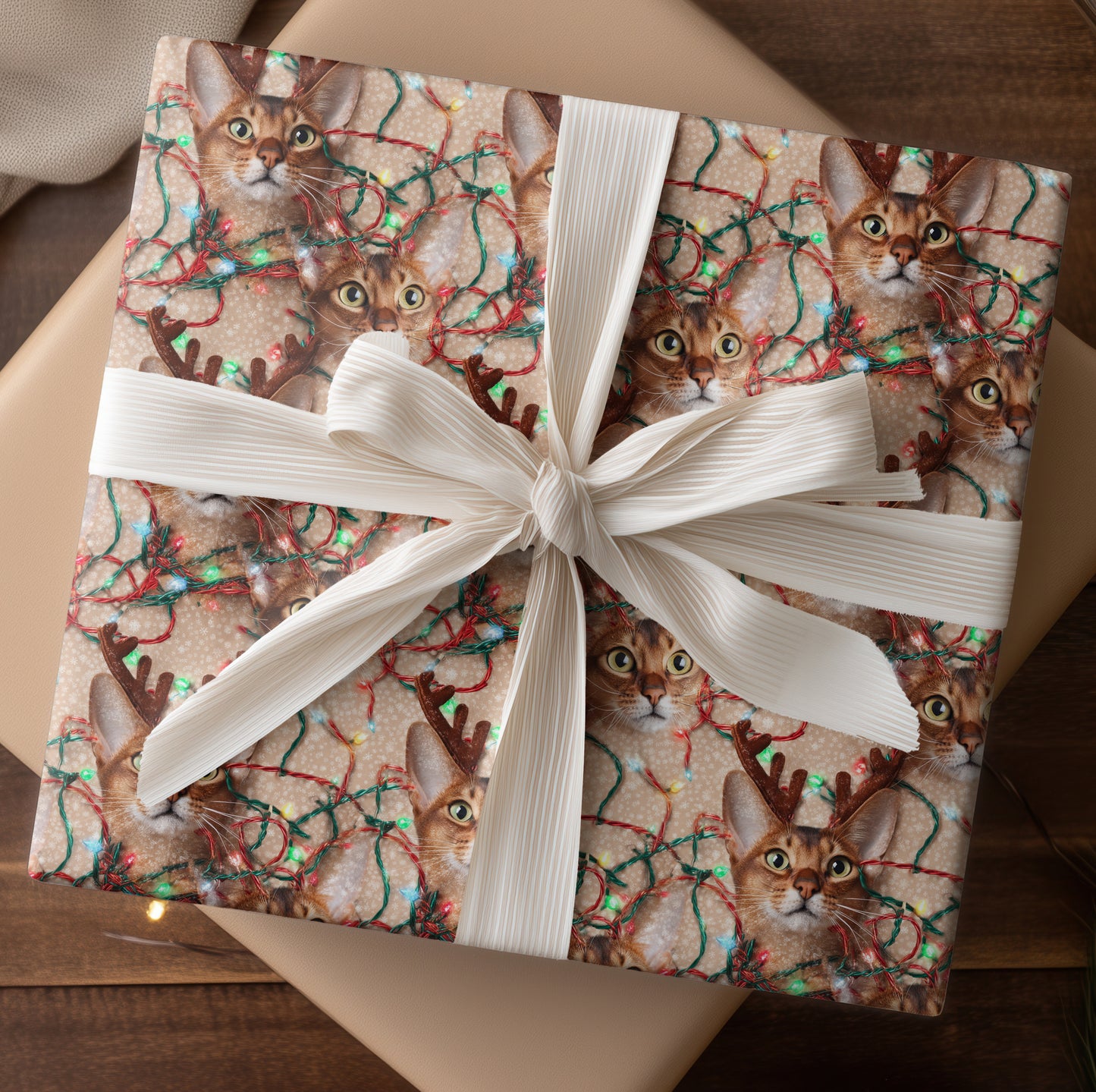 Reindeer Cats Tangle Holiday Cheer