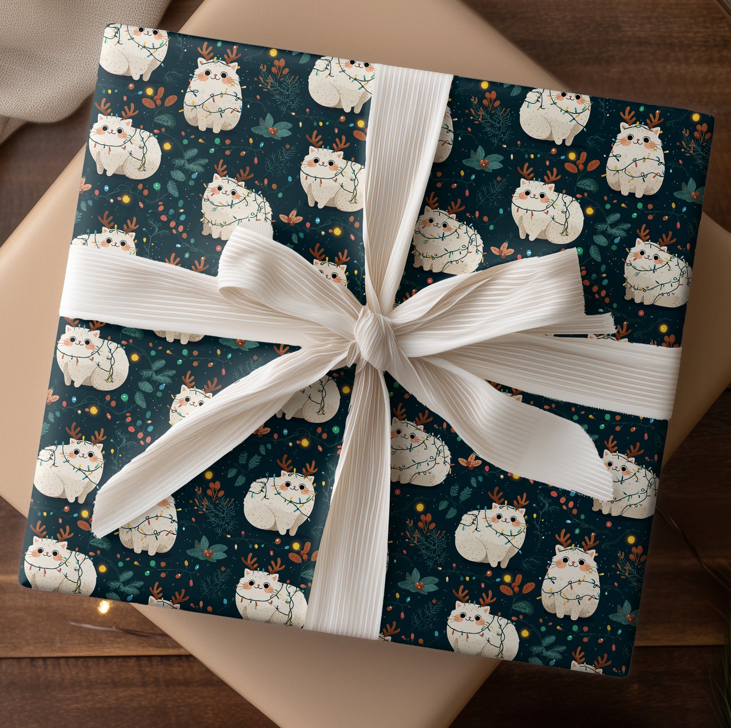 Festive Felines Glow With Winter Magic