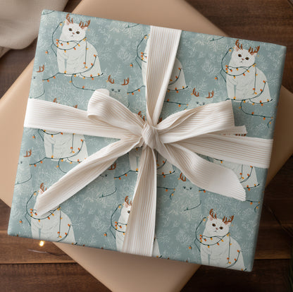 Reindeer Kitty's Festive Tangle