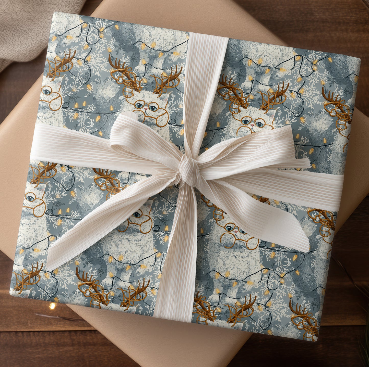 Curious Cats Tangle Holiday Lights