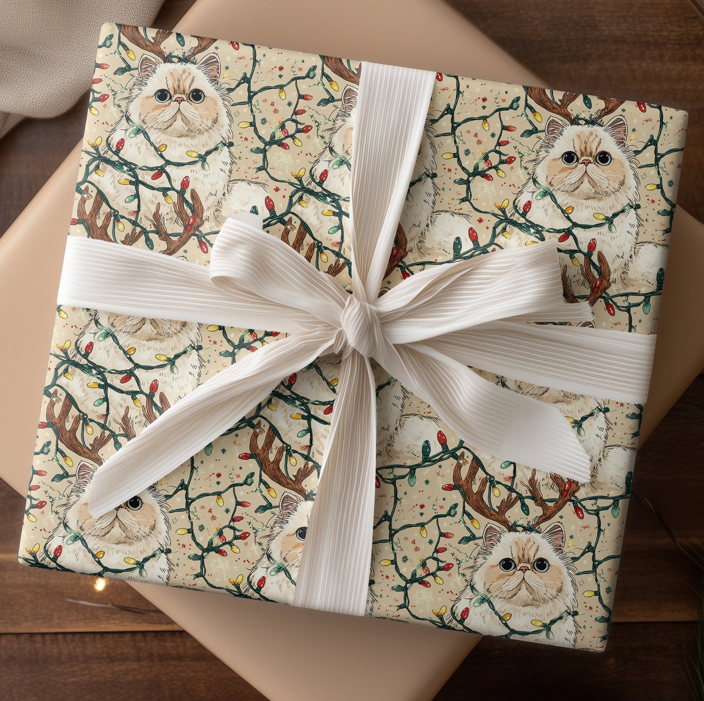 Enchanted Feline's Christmas Reverie