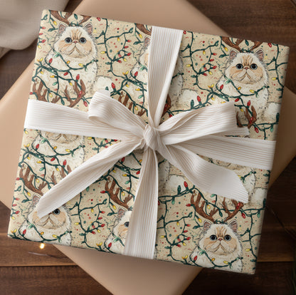 Enchanted Feline's Christmas Reverie