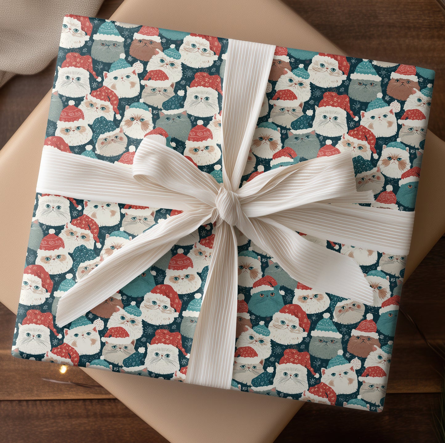 Festive Felines Gather For Winter's Party