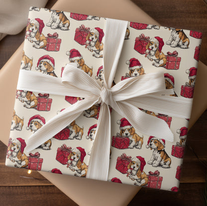 Puppy Presents Wrapped In Joy
