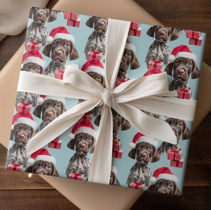 Puppies Peek Through Holiday Cheer