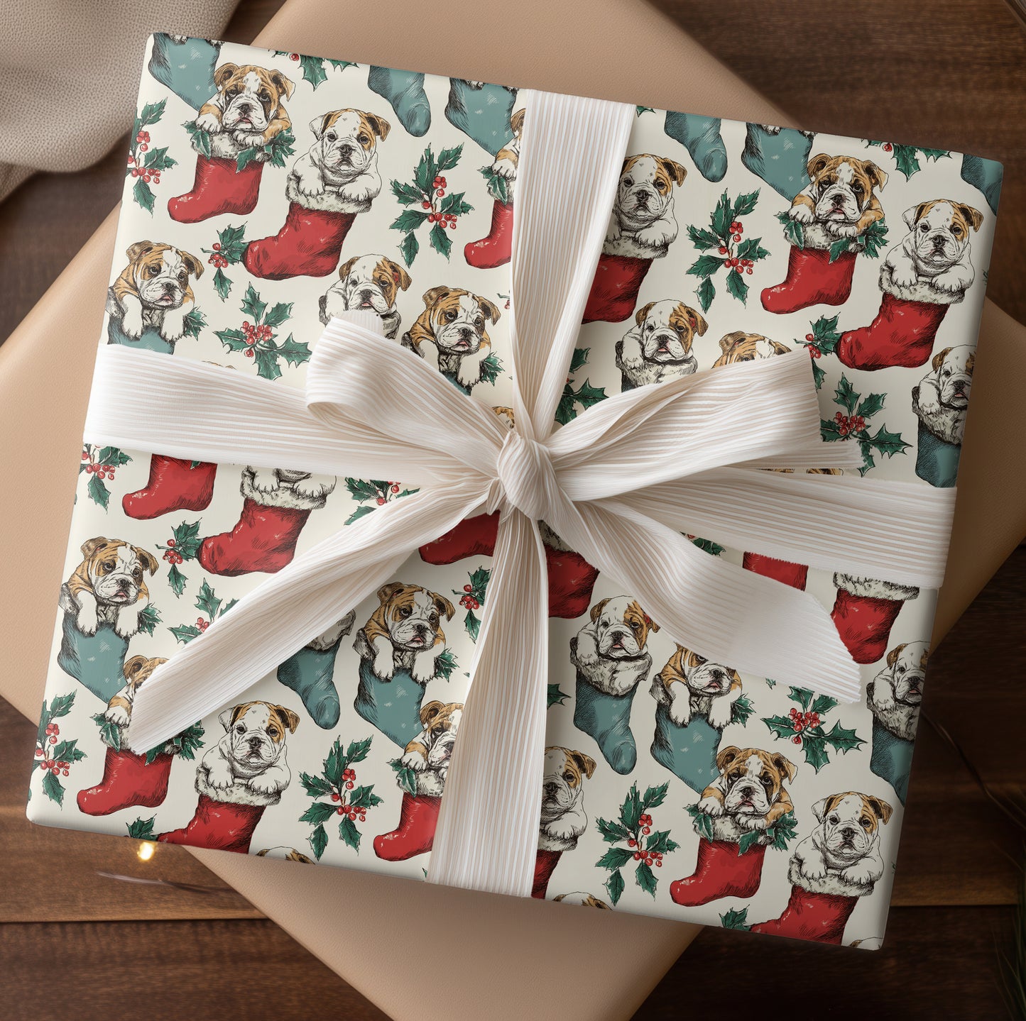 Bulldogs Tucked In Holiday Cheer