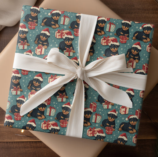 Puppies Wrap Themselves In Holiday Cheer