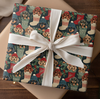 Puppy Stockings Warm Winter's Heart