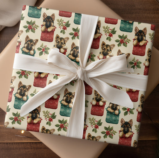 Puppy Presents Wrapped In Holiday Cheer