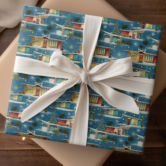 Midcentury Magic Meets Holiday Lights