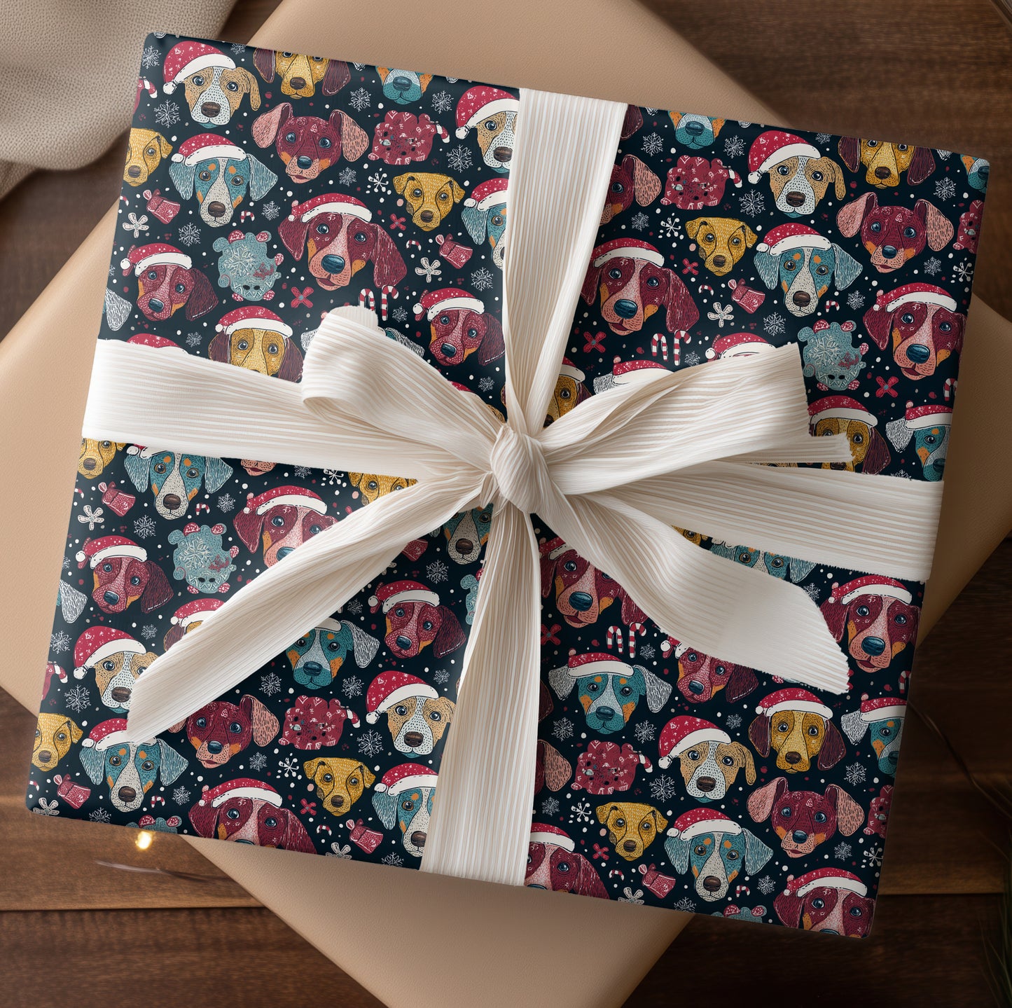 Puppy Parade Through Winter's Magic