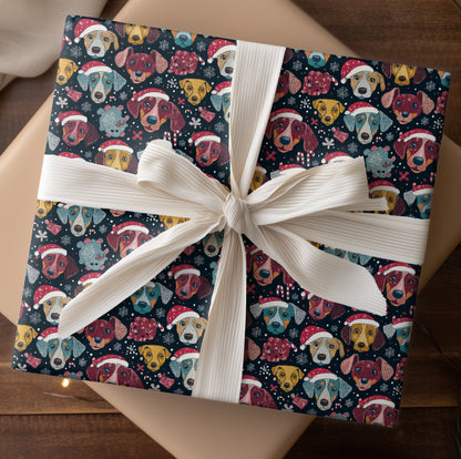 Puppy Parade Through Winter's Magic