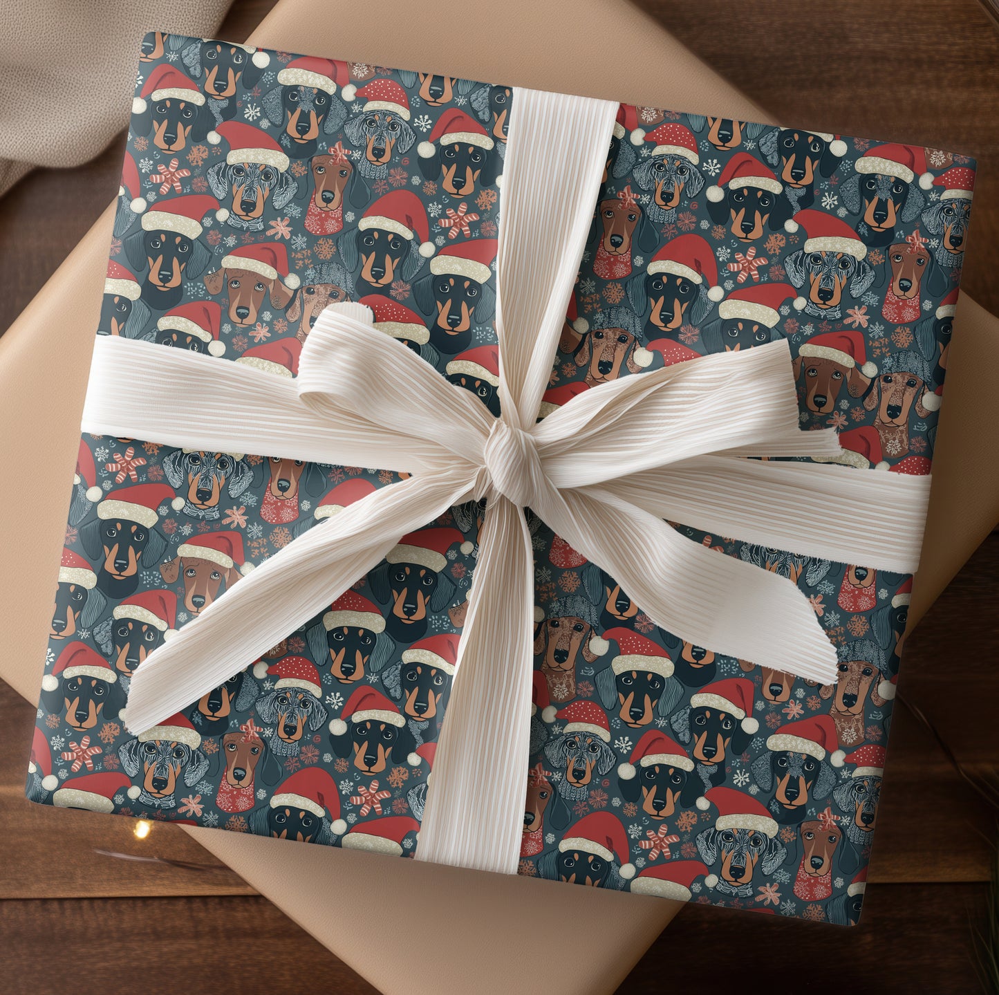 Dachshund Holiday Reverie