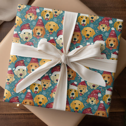 Playful Pups Paint Winter's Joy