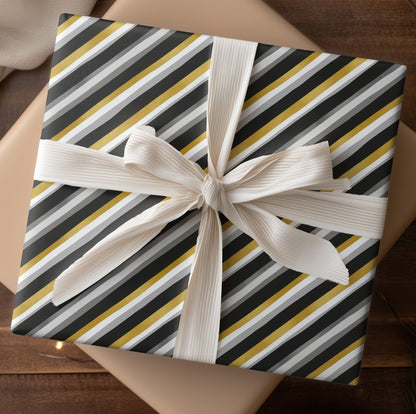 Diagonal Rhythms Of Gold And Shadow