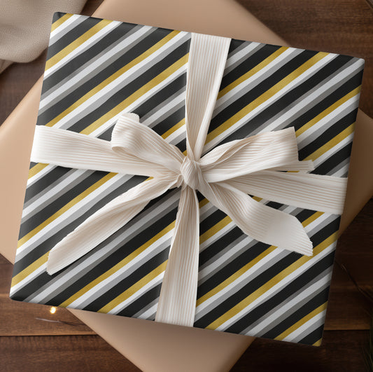 Diagonal Rhythms Of Gold And Shadow