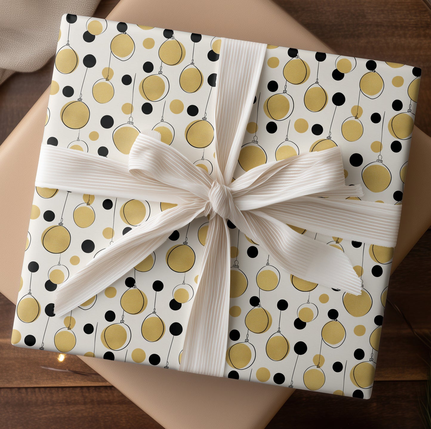 Golden Baubles Dancing Softly