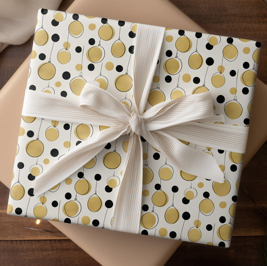 Golden Baubles Dancing Softly