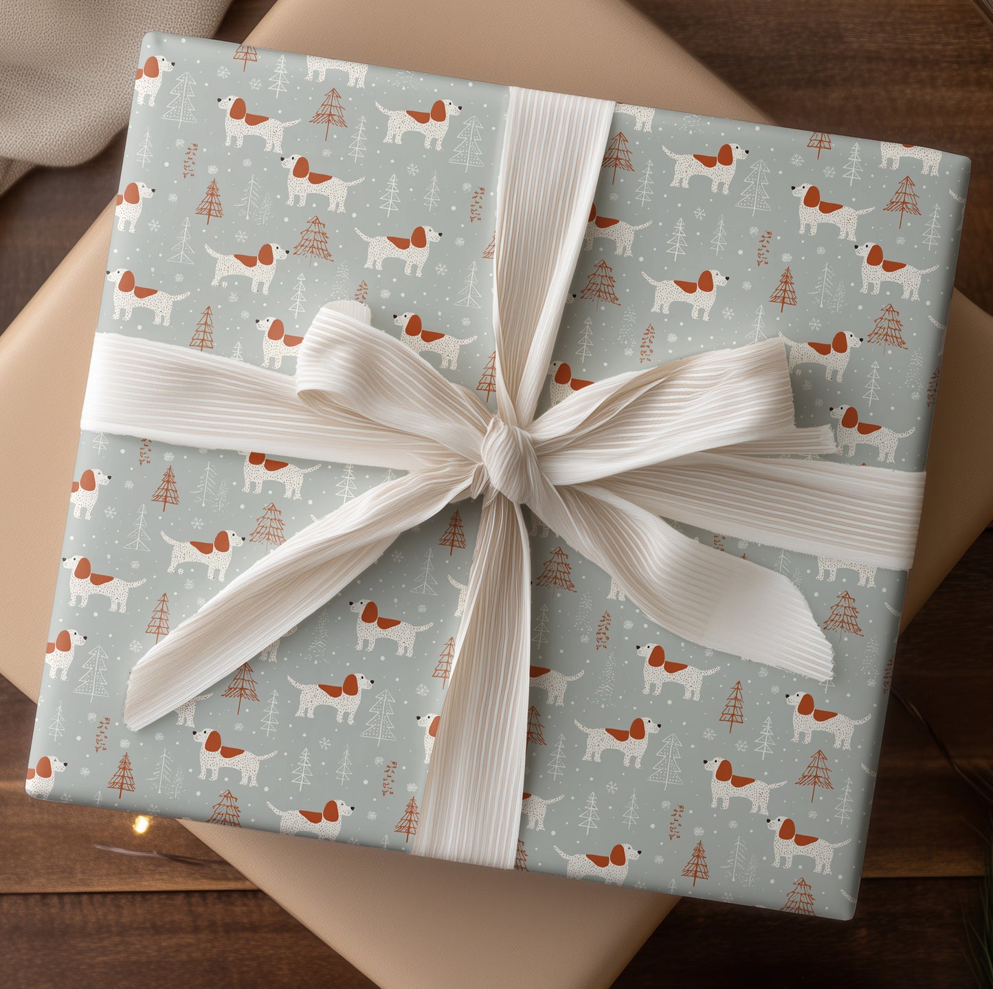 Playful Pups Frolic Through Frosty Forests