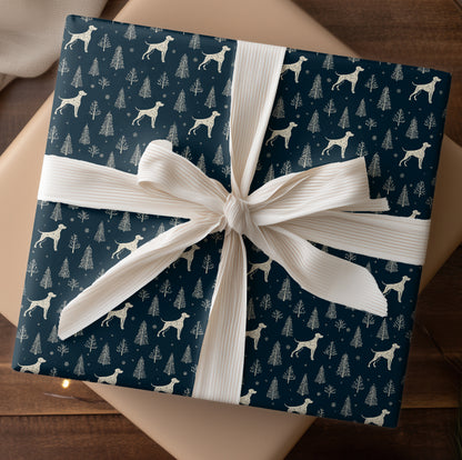 Spotted Companions Roam Winter's Canvas