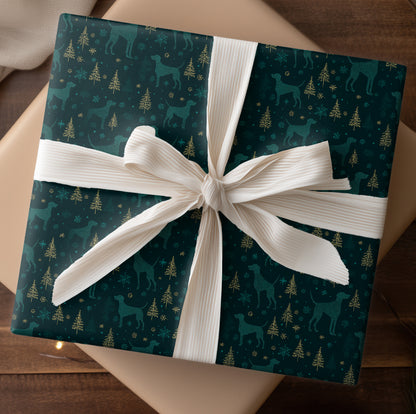 Winter's Playful Canine Constellation